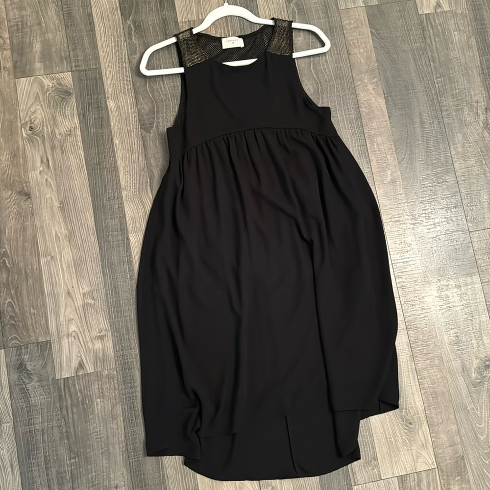 Everly High-Low Dress with Gold Back